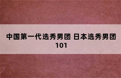 中国第一代选秀男团 日本选秀男团101